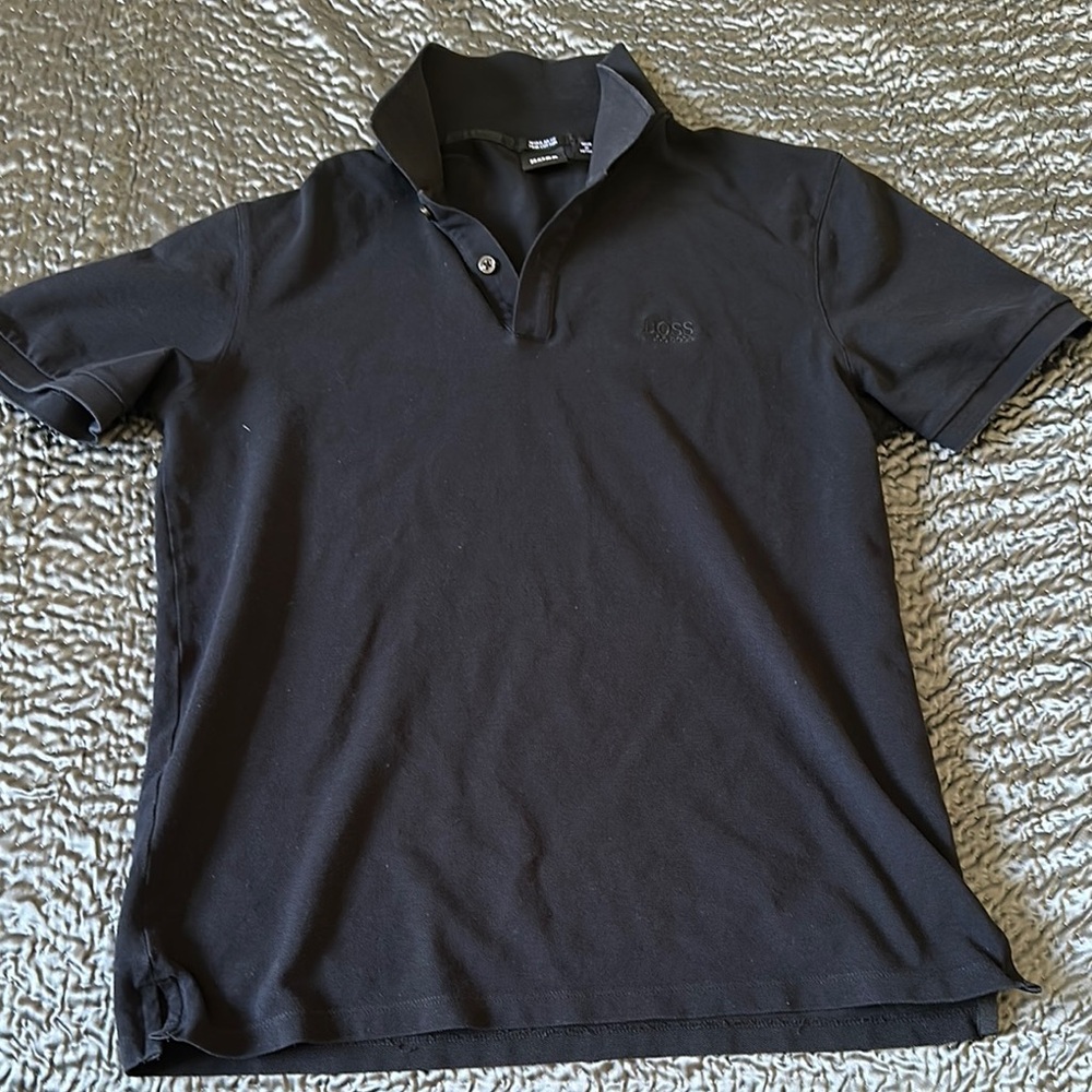 Boss Black Polo Shirt Classic Design